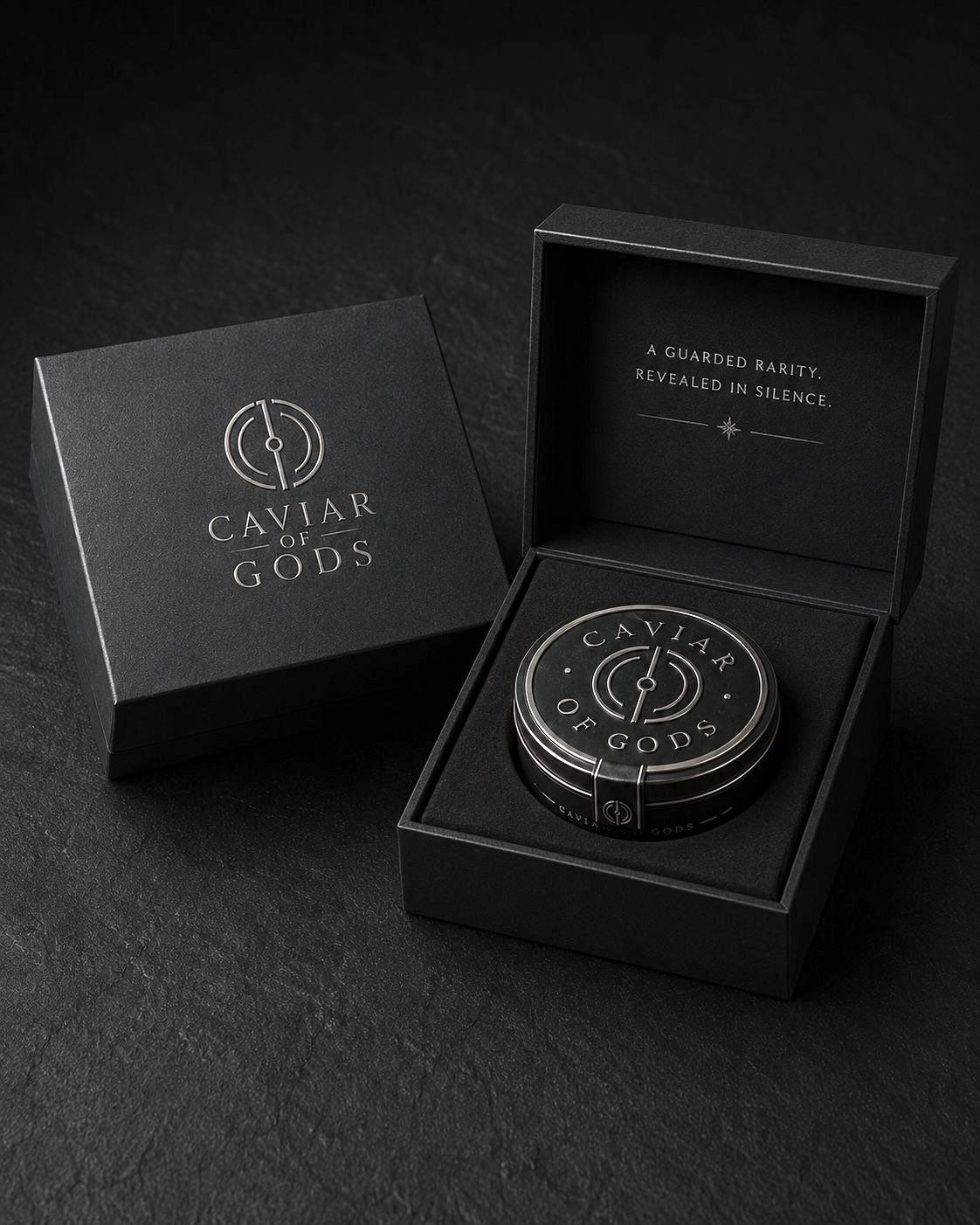 Caviar of Gods packaging