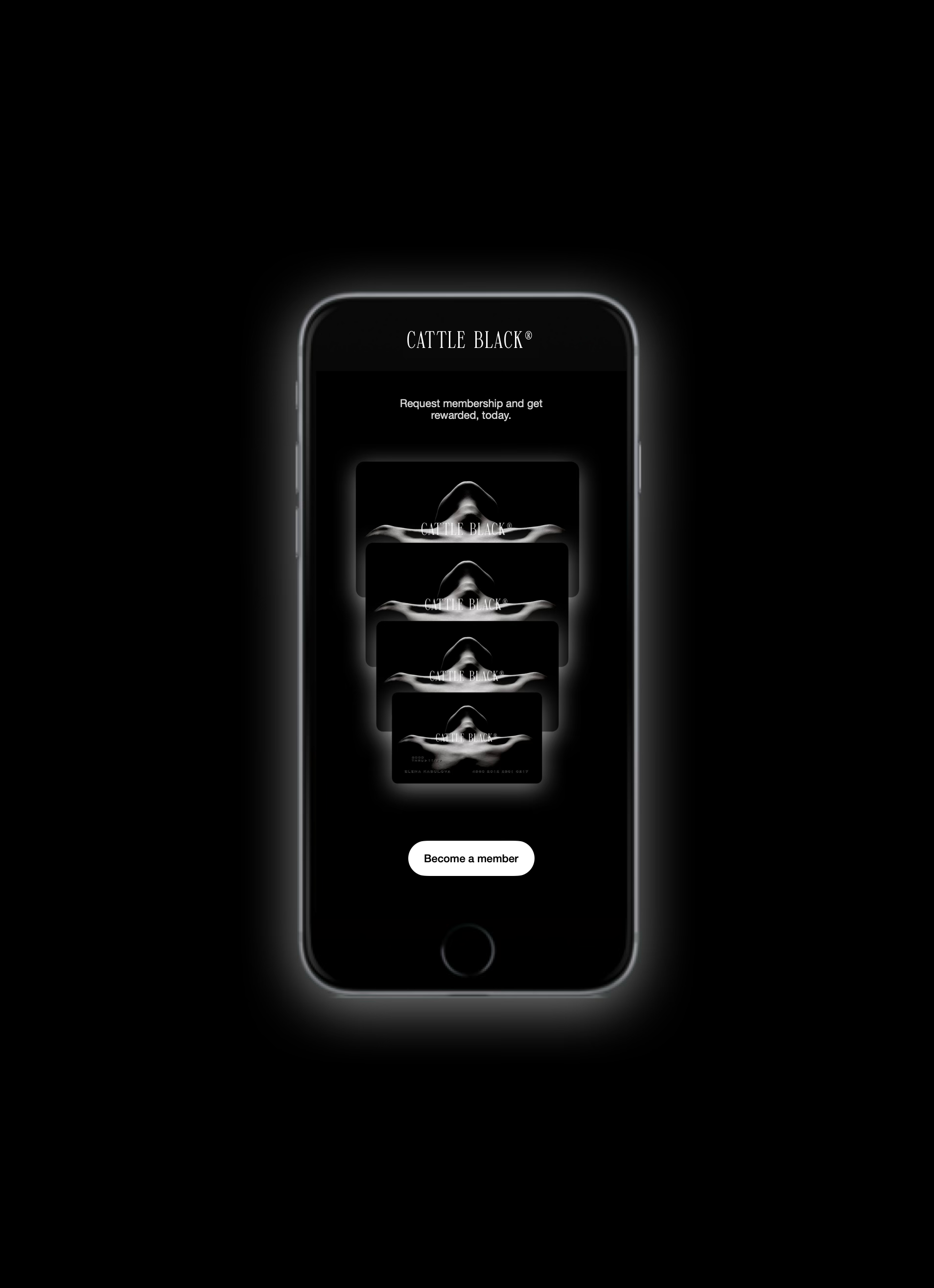 A digital brand experience on a phone