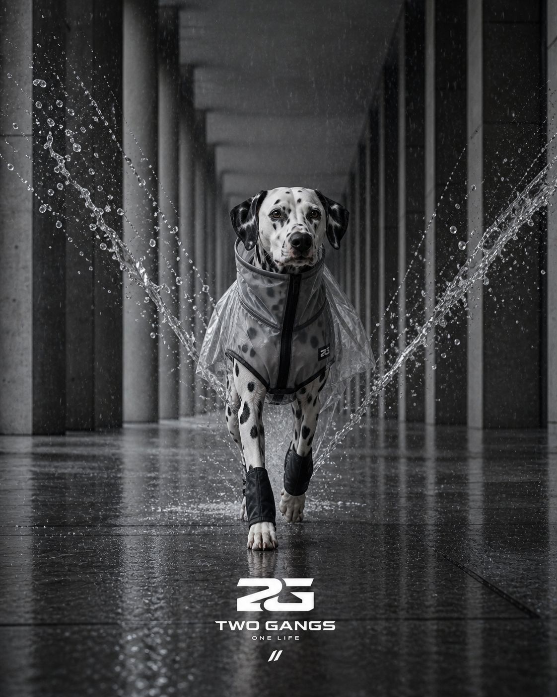 Dog performance rainwear